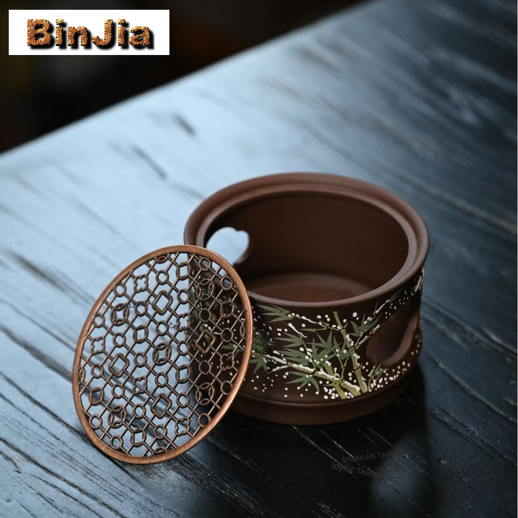 Yixing Zisha Clay Painting Tea - Candle Holder Set ulasan dan harga