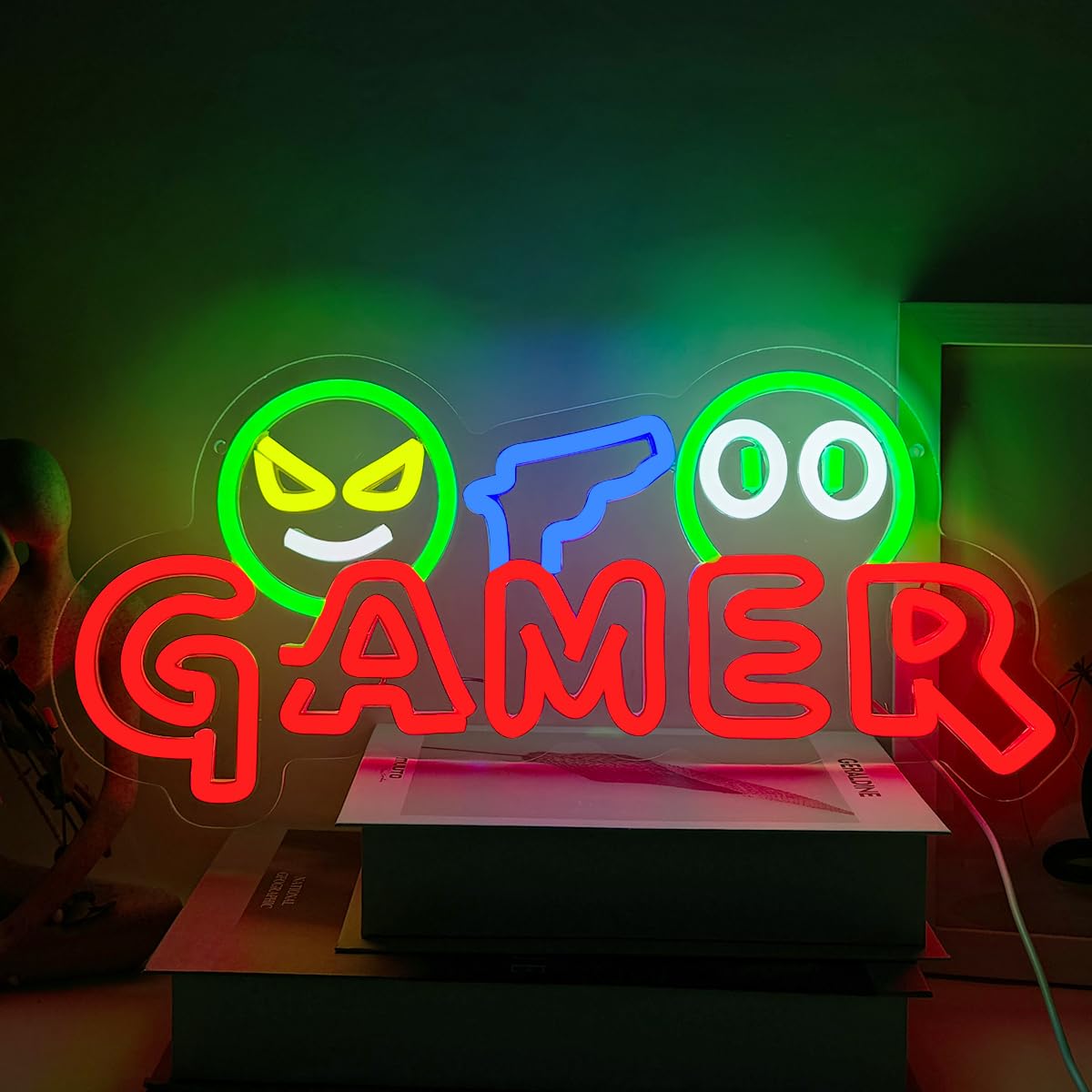 Gamer Neon Sign LED Wall Light - Lighting Christmas Decor ulasan dan harga