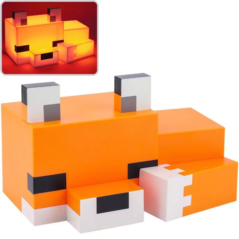 Cute Fox Night Light Hot New G - Lighting Decor Minecraft ulasan dan harga
