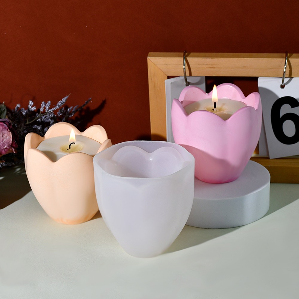 Tulip Candle Holder Silicone M - Candle Holder Set ulasan dan harga
