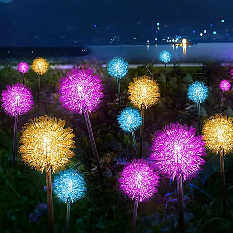 10 Combo Solar Dandelion Ball  - Lighting Christmas Decor ulasan dan harga