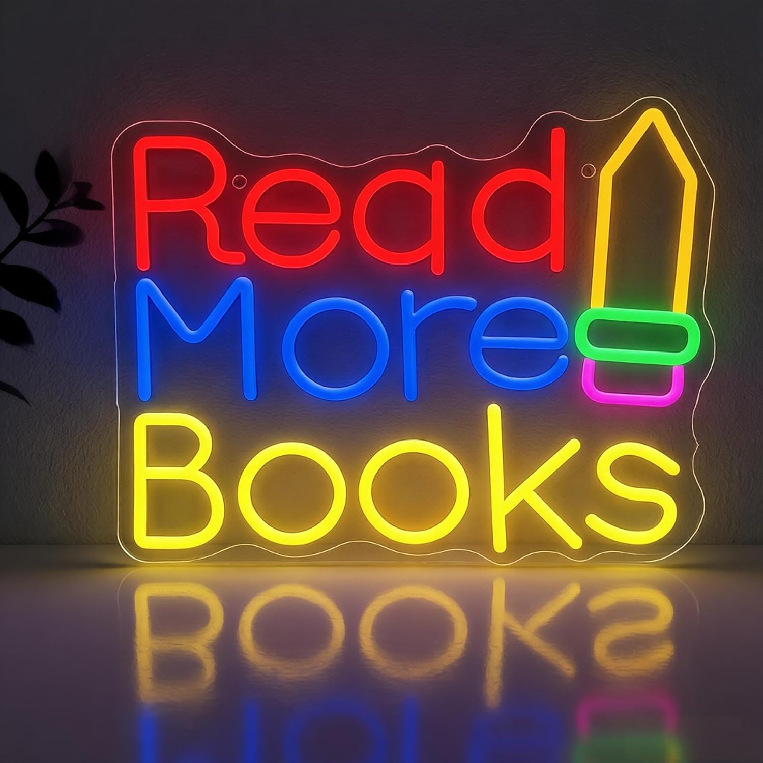 Read More Books LED Neon Sign  - Lighting Decor And More ulasan dan harga