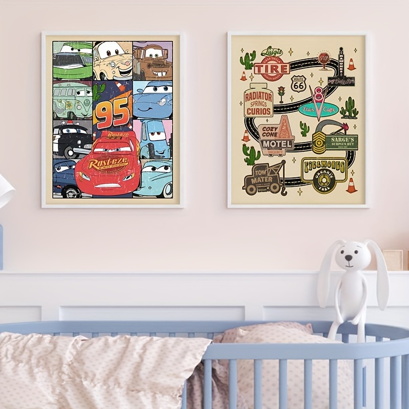 Cars Characters Lightning McQu - Lighting Mcqueen Decor ulasan dan harga