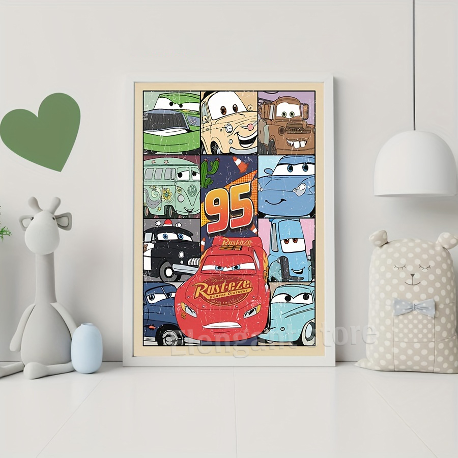 Cars Characters Lightning McQu - Lighting Mcqueen Decor ulasan dan harga