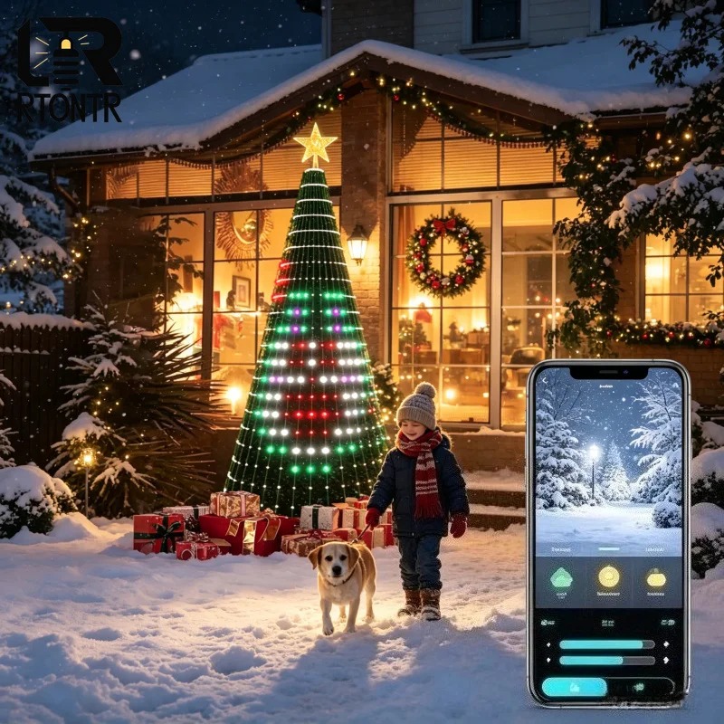 Smart RGB Christmas Tree Toppe - Lighting Christmas Decor ulasan dan harga