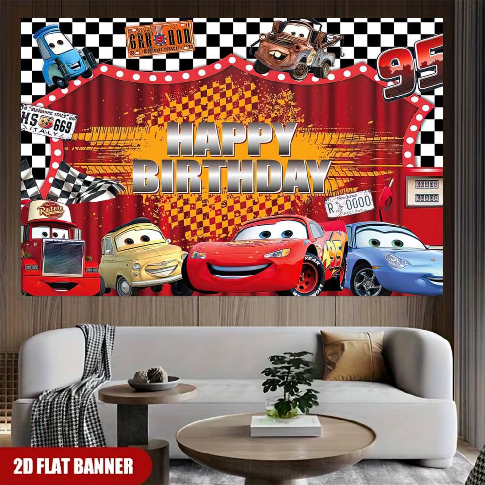 Movie Cars Party Decorations B - Lighting Mcqueen Decor ulasan dan harga
