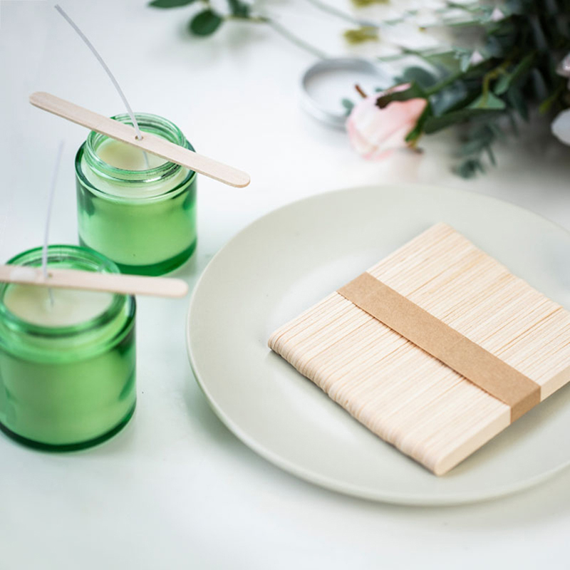 ●50PCS Wooden Candle Wick Hold - Candle Holder Set ulasan dan harga