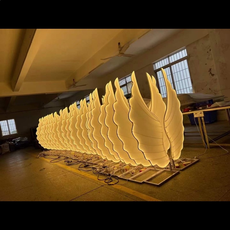 Glowing Angel Wings Light Prop - Lighting Decoration Wedding ulasan dan harga