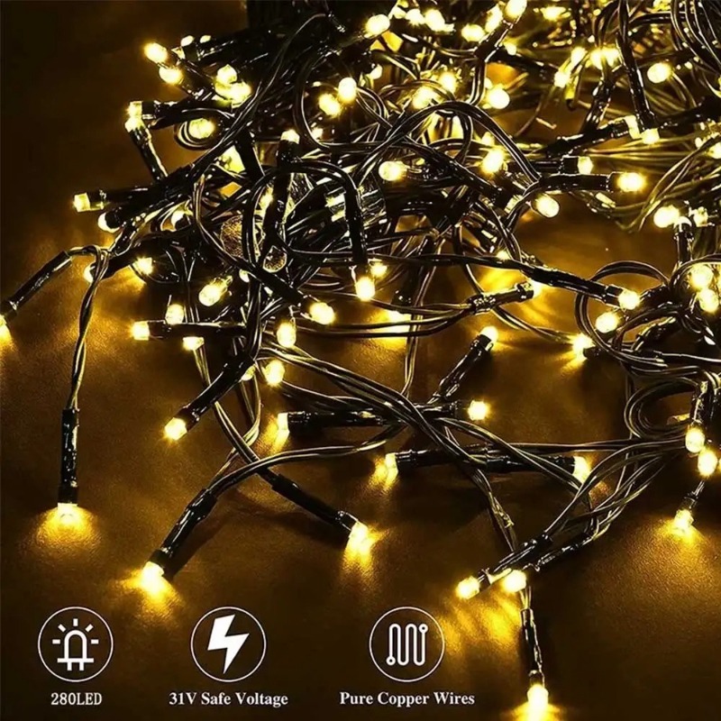 USB LED Fairy String Lights, W - Lighting Christmas Decor ulasan dan harga