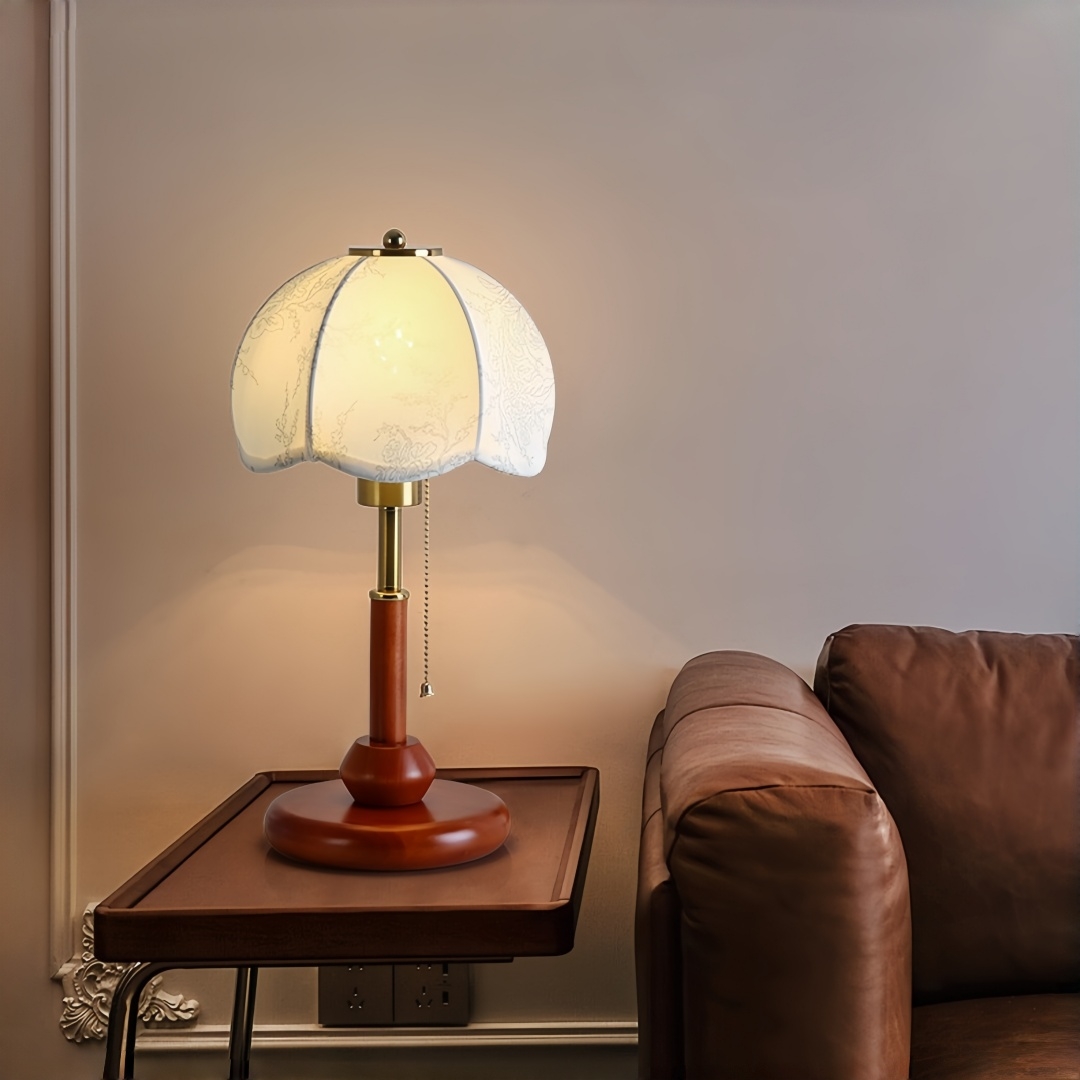 Vintage Scalloped Dome Table L - Decor Lighting Table Lamps ulasan dan harga