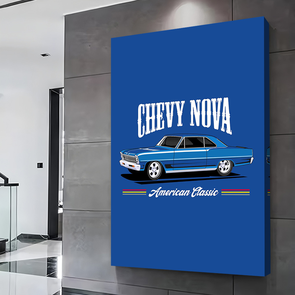 Chevy Nova Classic Cars Printi - Nova Decor & Lighting Juletrelys ulasan dan harga