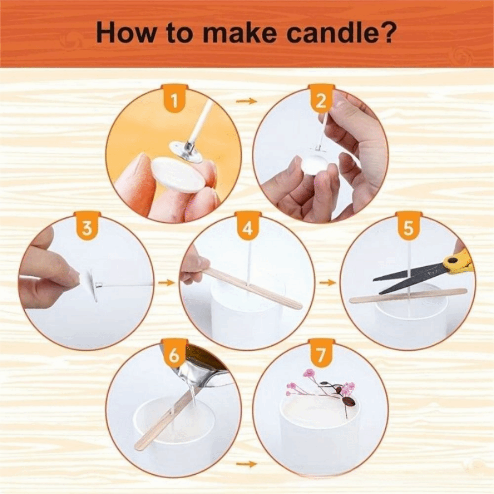 165Pcs Pre Waxed Candle Wicks  - Candle Holder Set ulasan dan harga