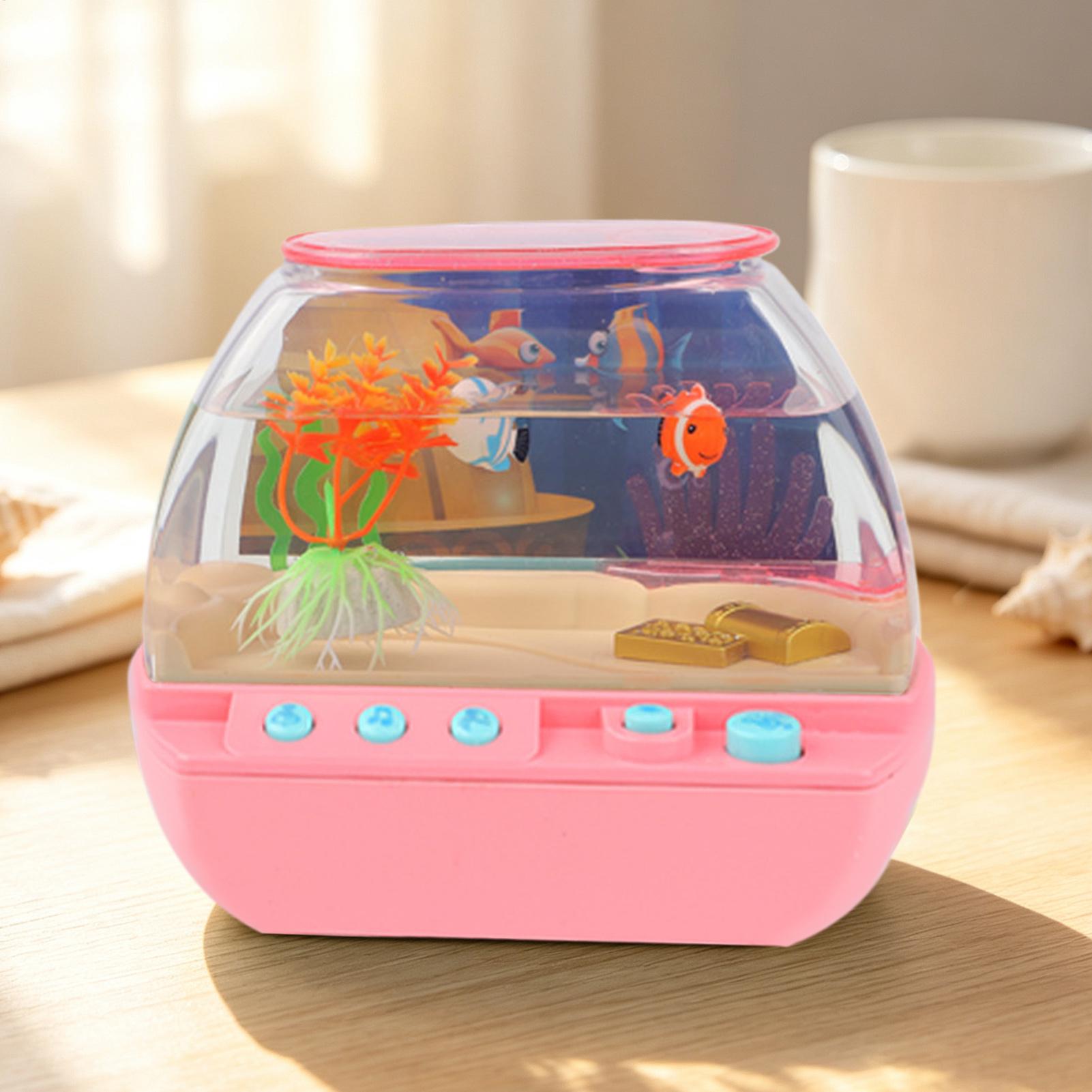 Toy Fish Tank Home Decoration  - Decor Lighting & Decor Fires ulasan dan harga