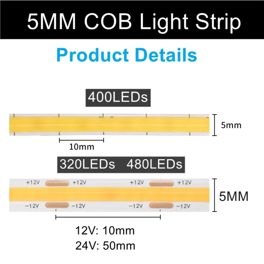 12V 24V DC Plug 5m High Densit - Lighting Decor And More ulasan dan harga