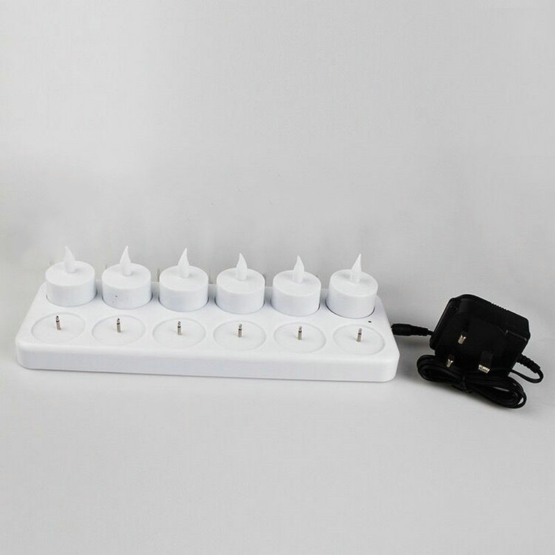 Set of 12 Rechargeable LED Can - Decor Lighting Table Lamps ulasan dan harga