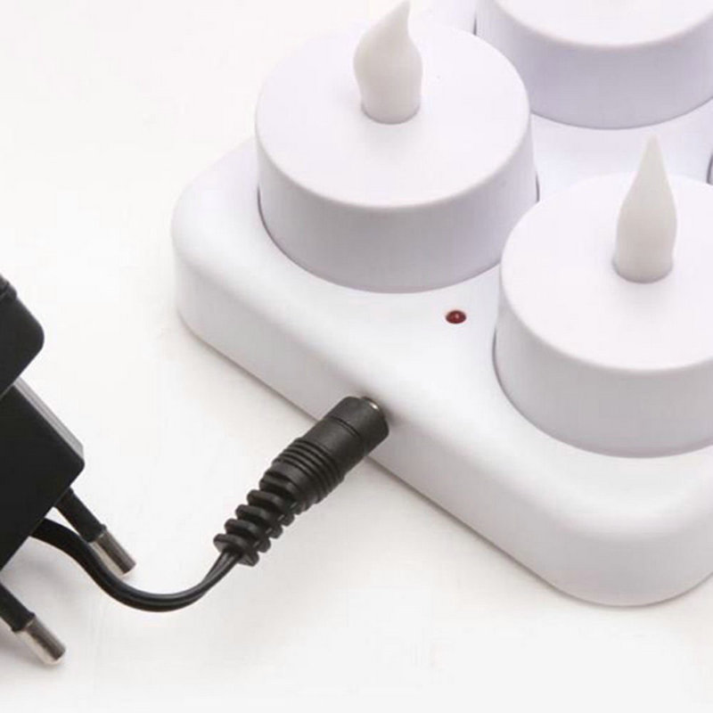 Set of 12 Rechargeable LED Can - Decor Lighting Table Lamps ulasan dan harga