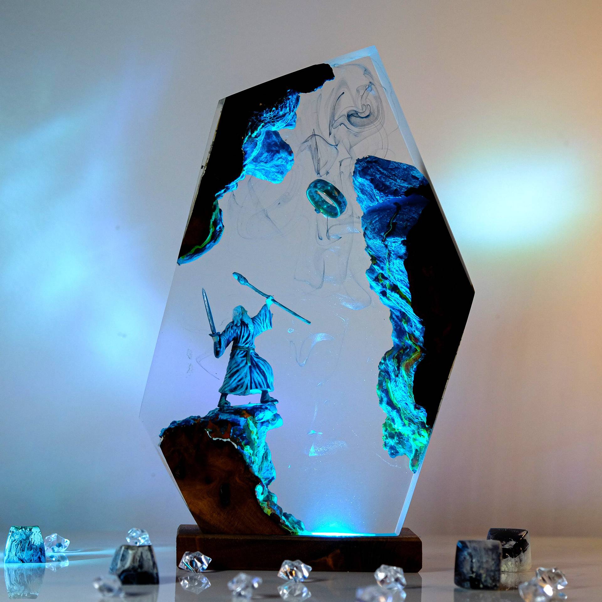 Movie Scence Figure Table Resi - Lighting Christmas Decor ulasan dan harga