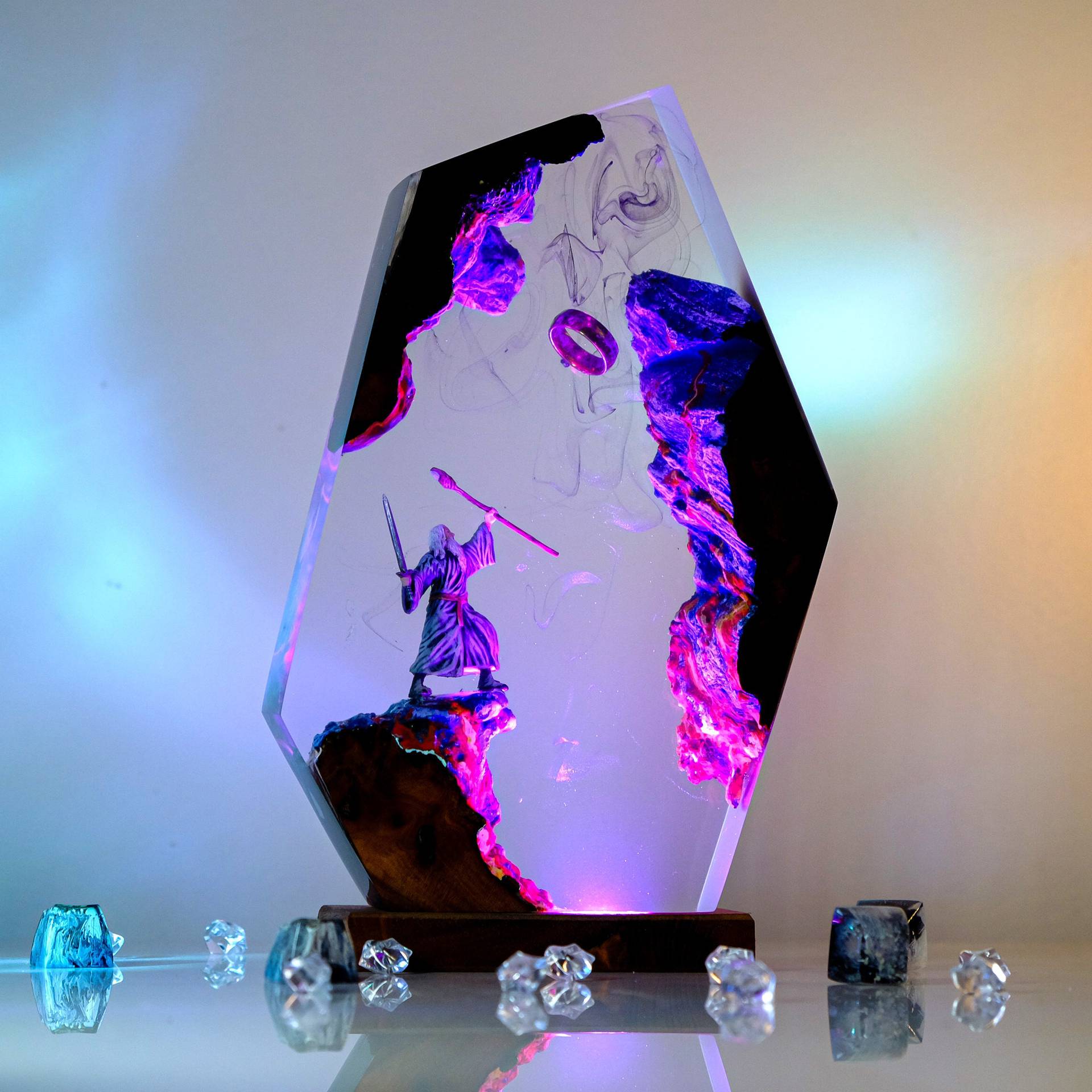 Movie Scence Figure Table Resi - Lighting Christmas Decor ulasan dan harga