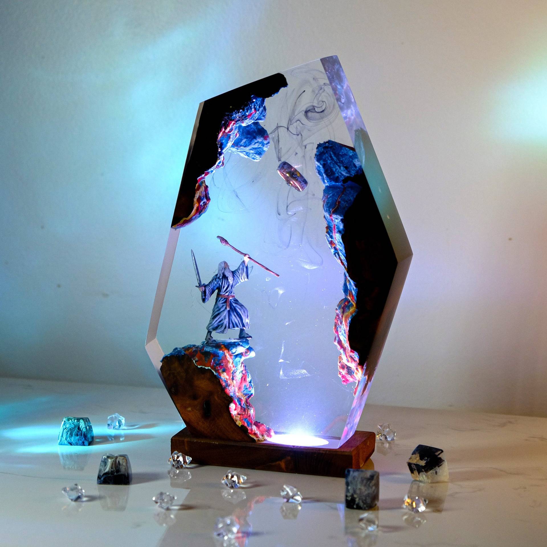Movie Scence Figure Table Resi - Lighting Christmas Decor ulasan dan harga