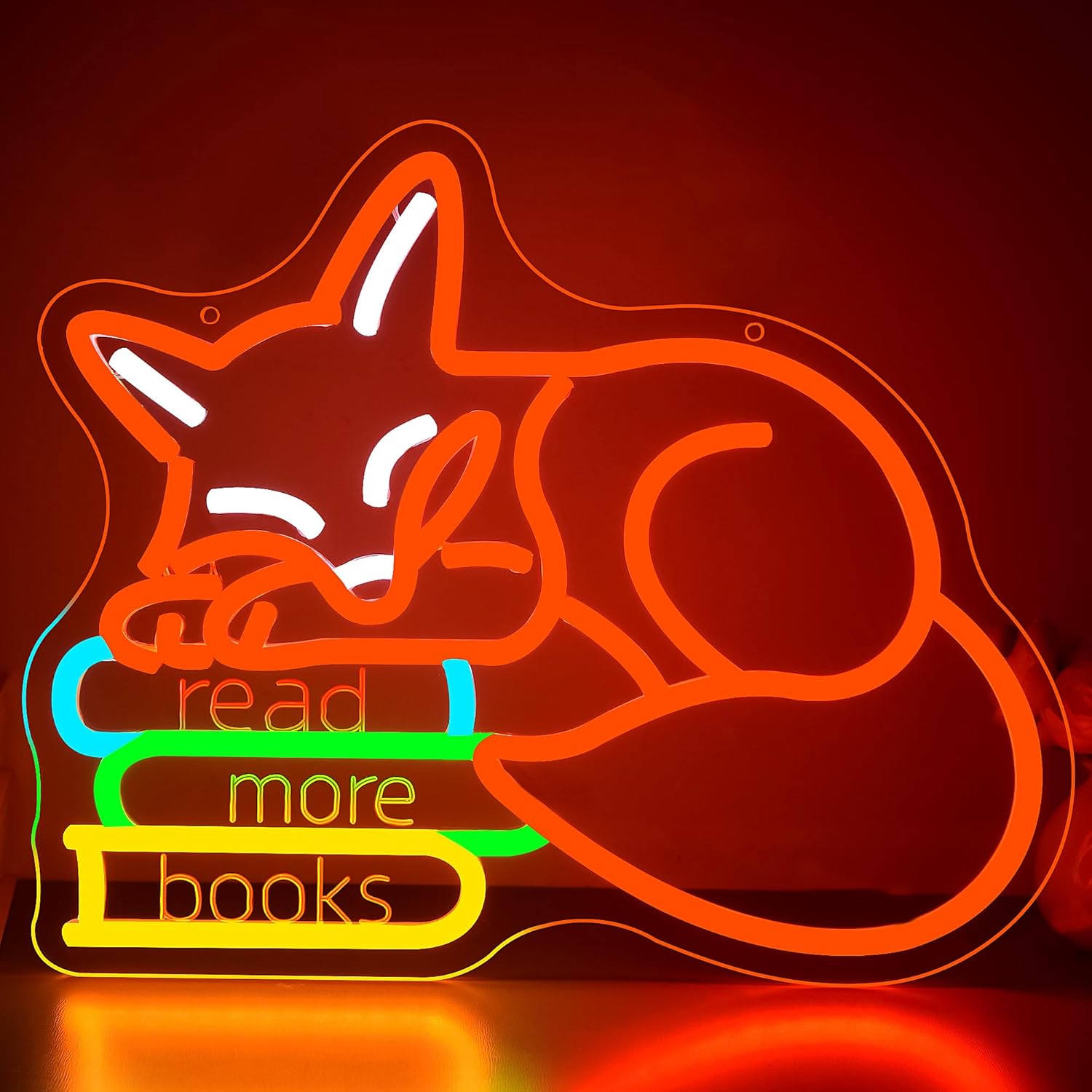 Read More Books Neon Sign Room - Lighting Decor And More ulasan dan harga