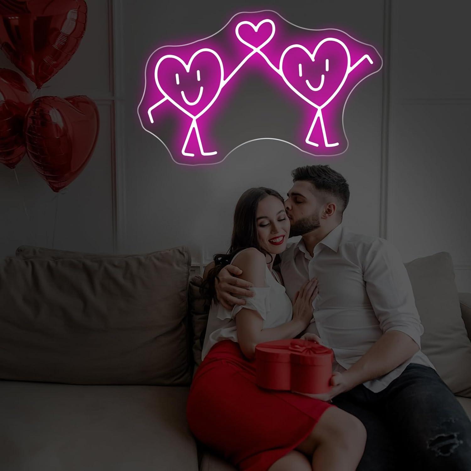 Love Neon Sign USB Dimmable LE - Lighting Decoration Wedding ulasan dan harga