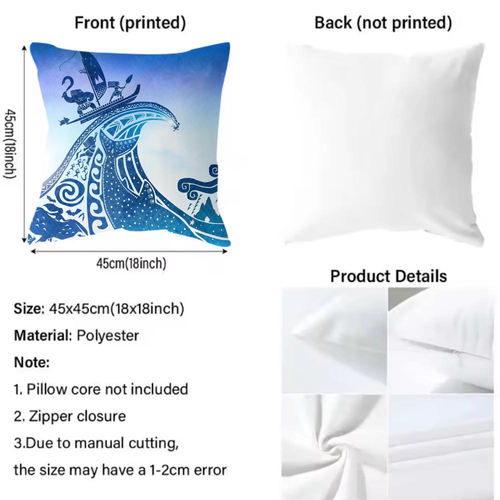 Light blue ocean ripple Cushio - Lighting Decor And Beyond ulasan dan harga