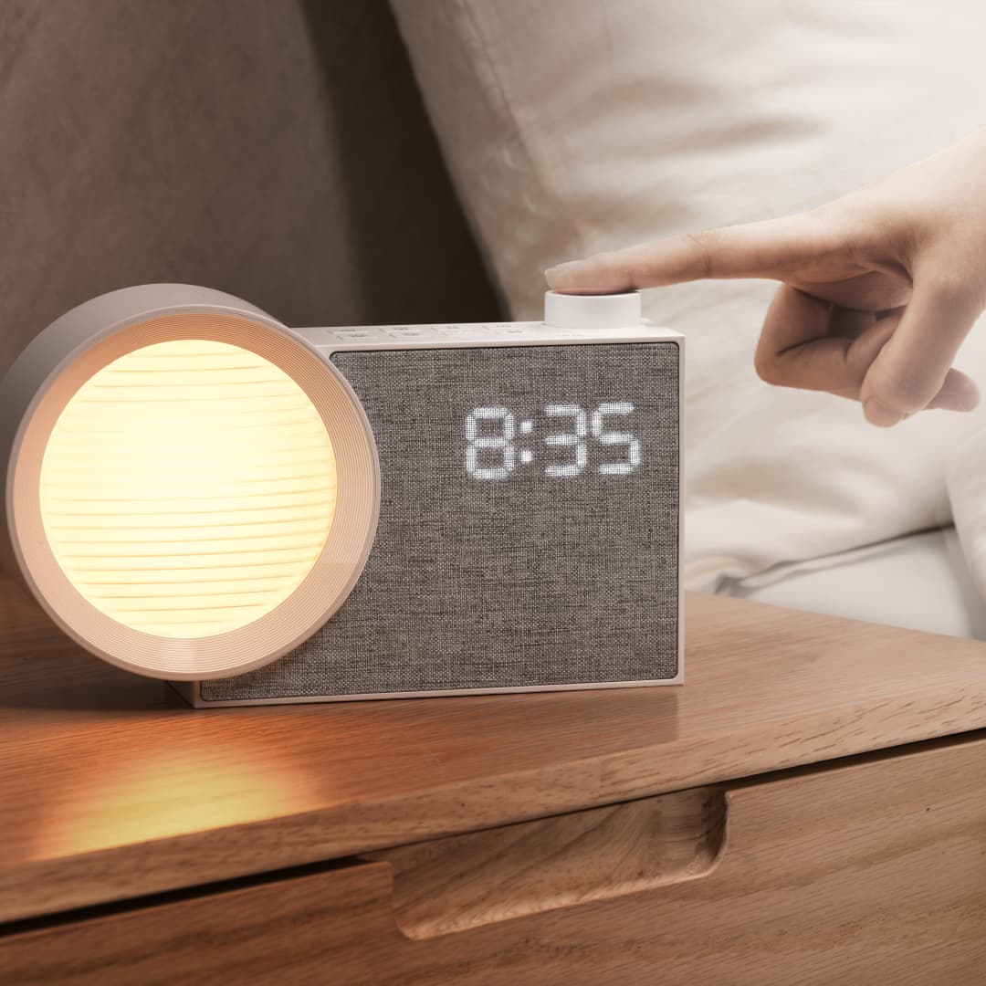 WILIT LED Night Light Alarm Cl - Decor Lighting Table Lamps ulasan dan harga