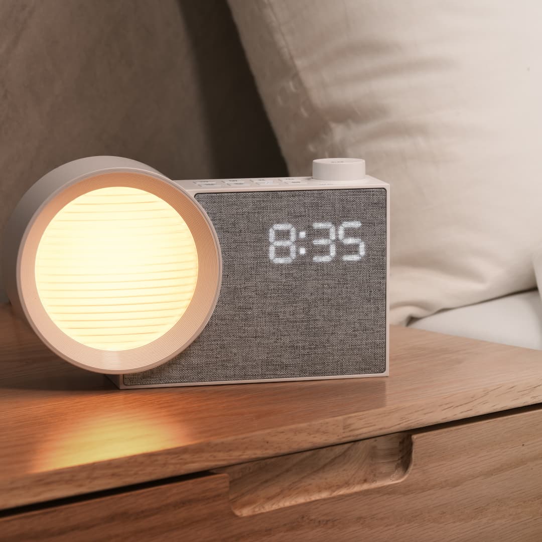 WILIT LED Night Light Alarm Cl - Decor Lighting Table Lamps ulasan dan harga