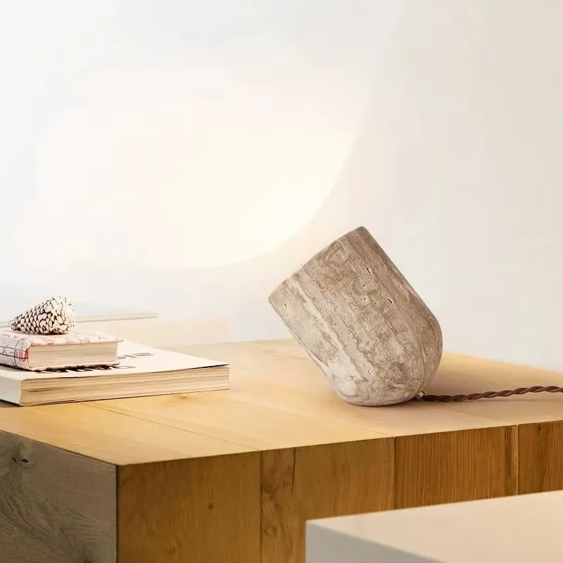 Modern Bedroom Travertine Floo - Decor Lighting Table Lamps ulasan dan harga
