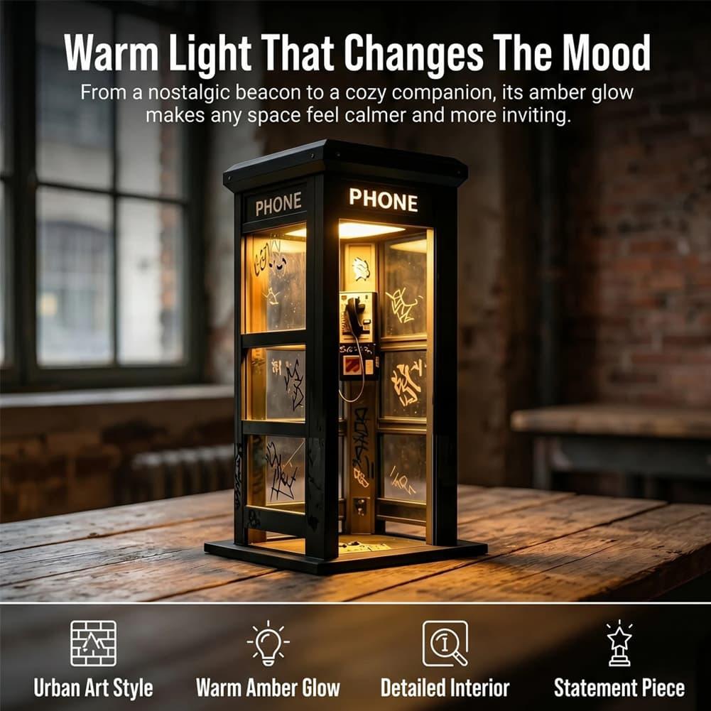 Vintage London Telephone Booth - Decor Lighting Table Lamps ulasan dan harga