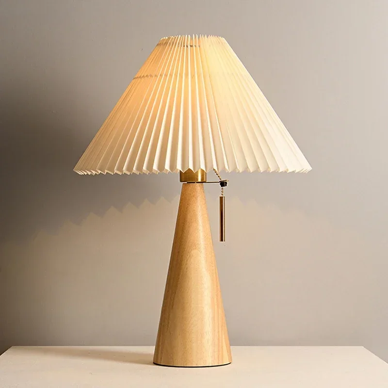 Retro Pleated Table Lamp Nordi - Decor Lighting Table Lamps ulasan dan harga