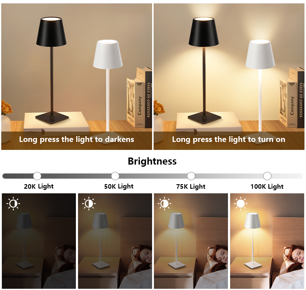 LED Rechargeable Desk Light Wi - Decor Lighting & Decor Fires ulasan dan harga